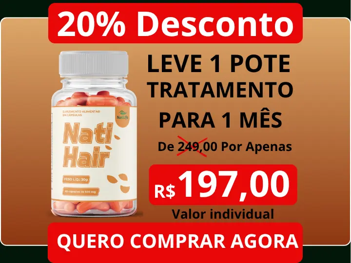 NatiHair 1 mês